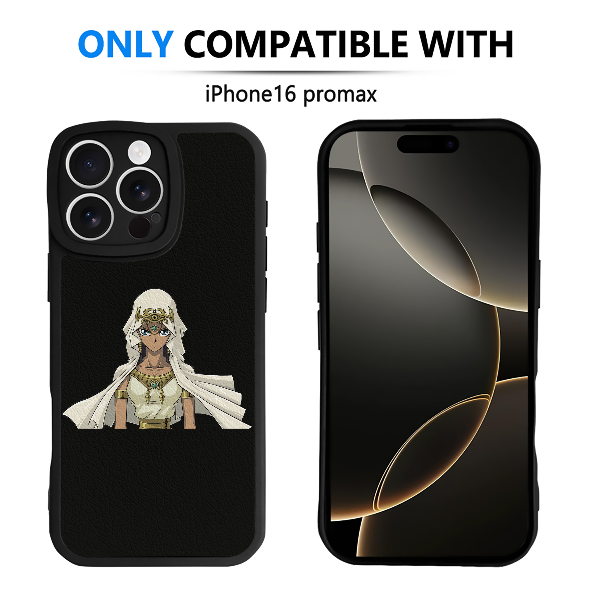 遊☆戯☆王 Yu-Gi-Oh! 【iPhone 16シリーズ対応】シリコンスマホケース（レザー調） 材質：シリコン